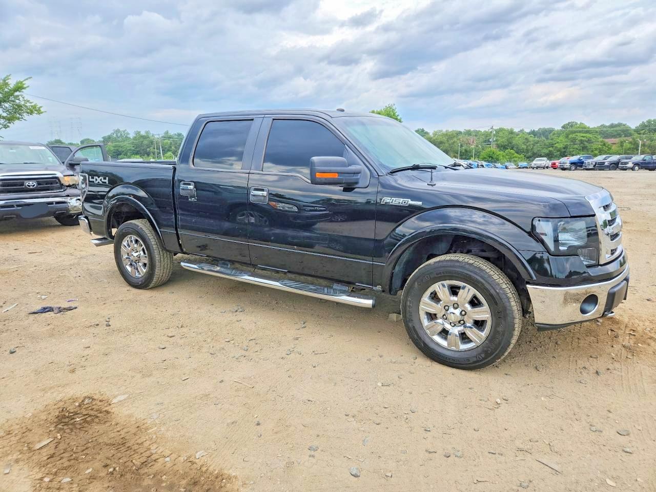 2009 Ford F150 Supercrew Black vin: 1FTPW14V19FA71162