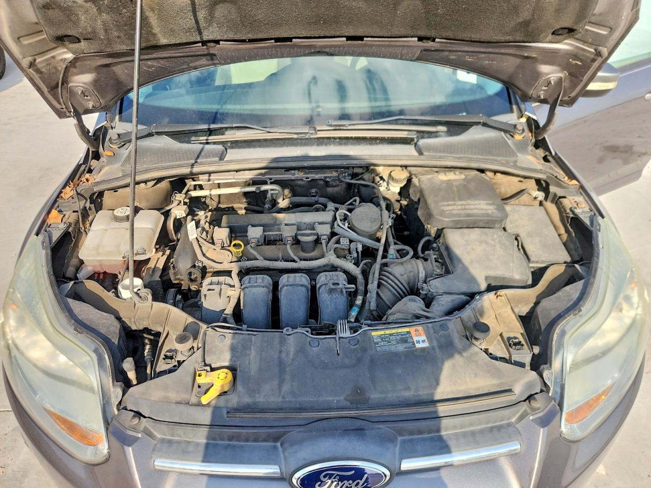 2014 Ford Focus Se Gray vin: 1FADP3K28EL192387