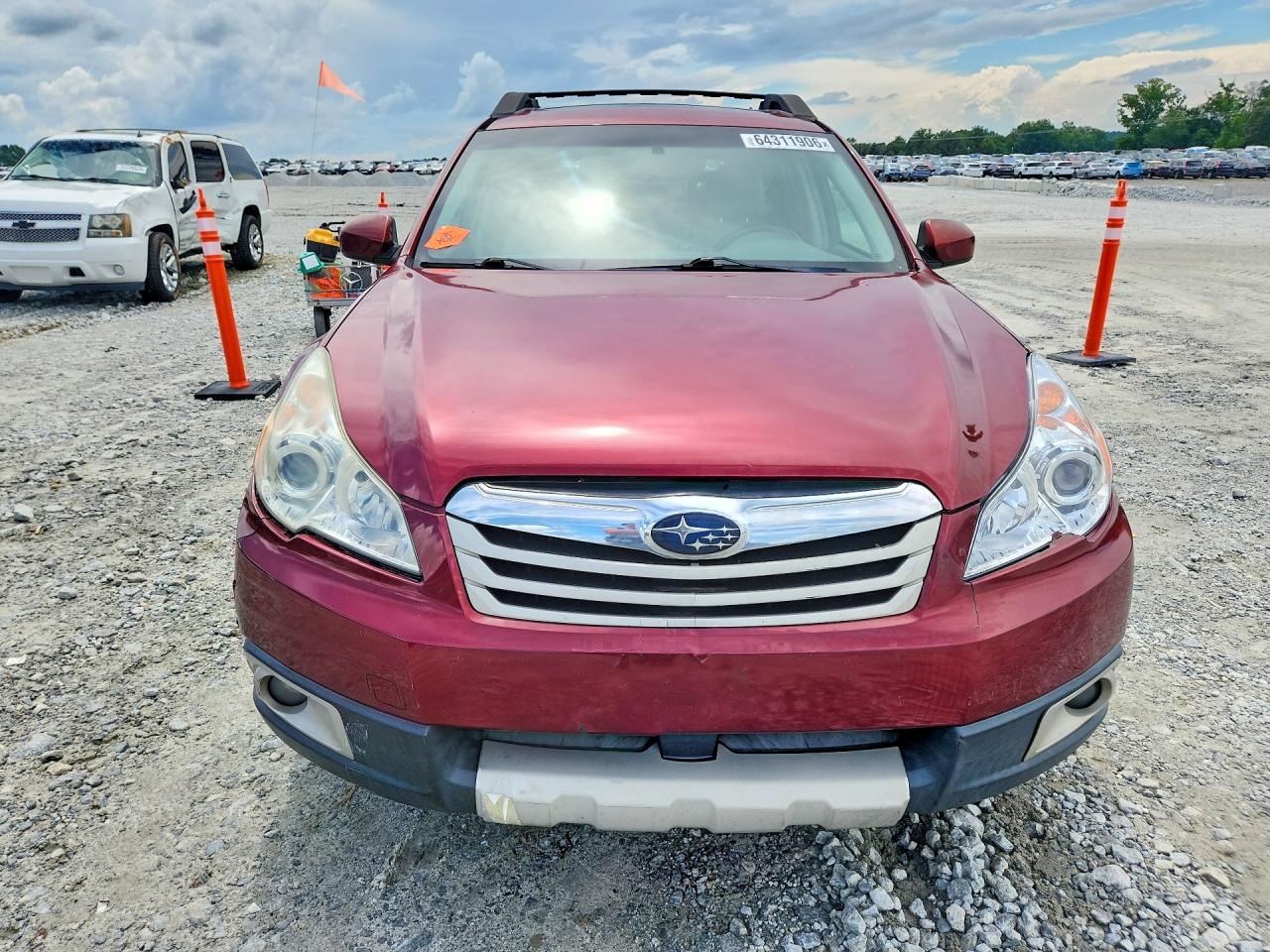 2011 Subaru Outback 3.6r Limited Red vin: 4S4BRDKC1B2415036