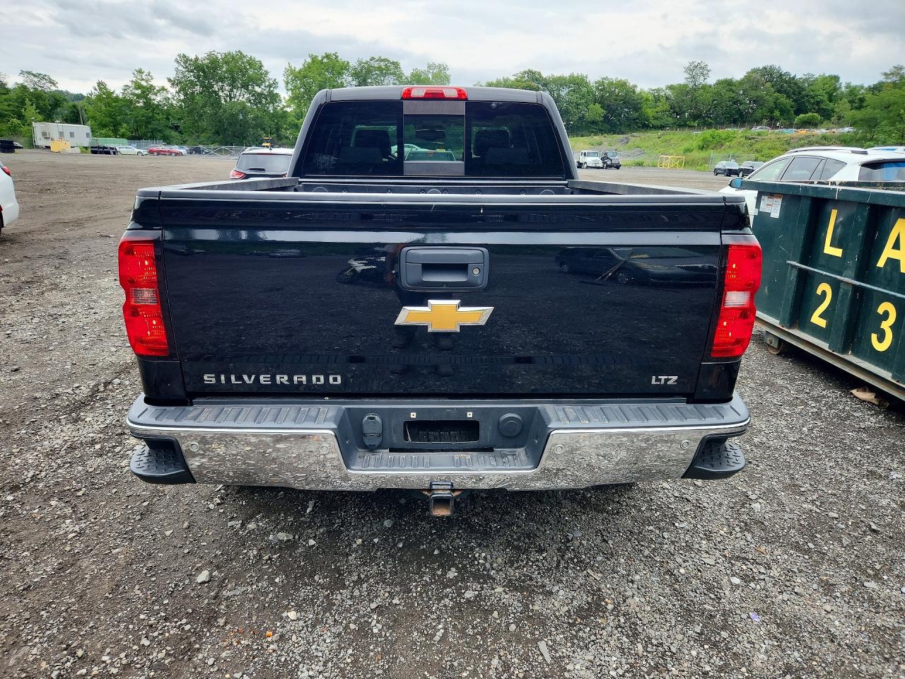 2015 Chevrolet Silverado K1500 Ltz Black vin: 1GCVKSEC5FZ277651