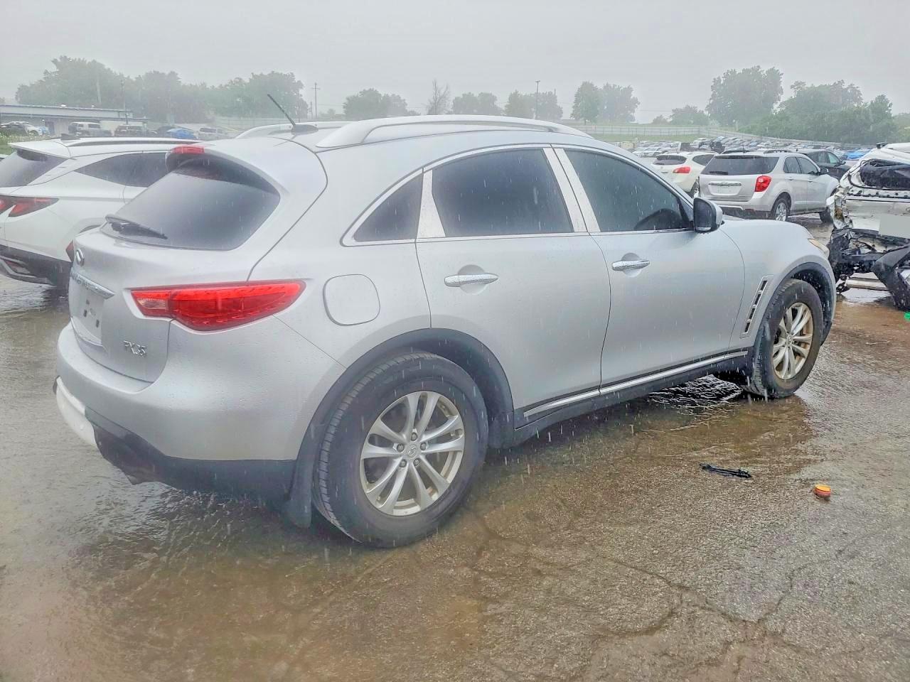 2010 Infiniti Fx35 Base Silver vin: JN8AS1MW4AM852501