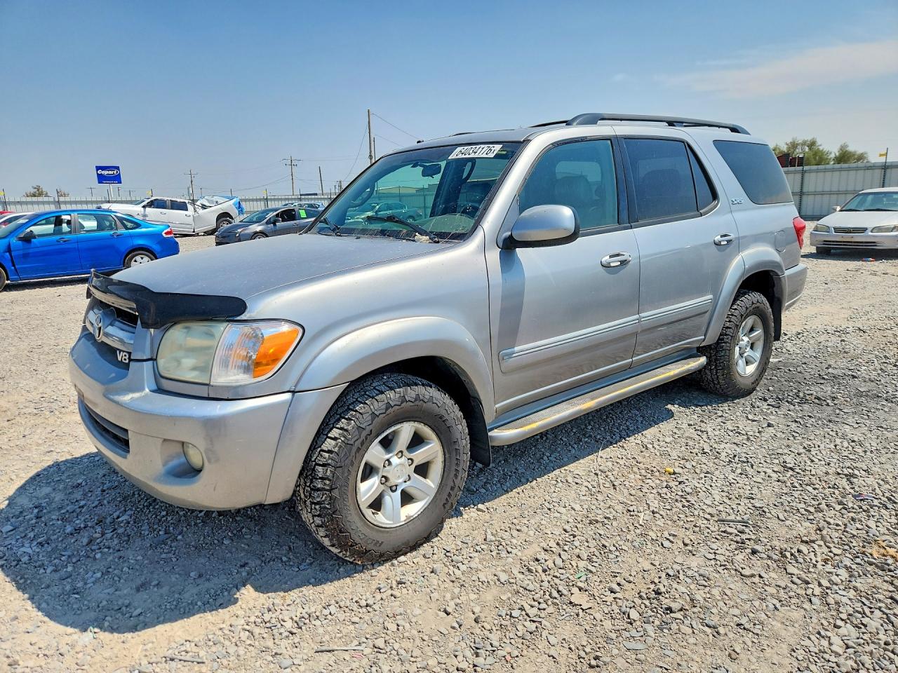 2006 Toyota Sequoia Sr5 Silver vin: 5TDBT44A06S260981