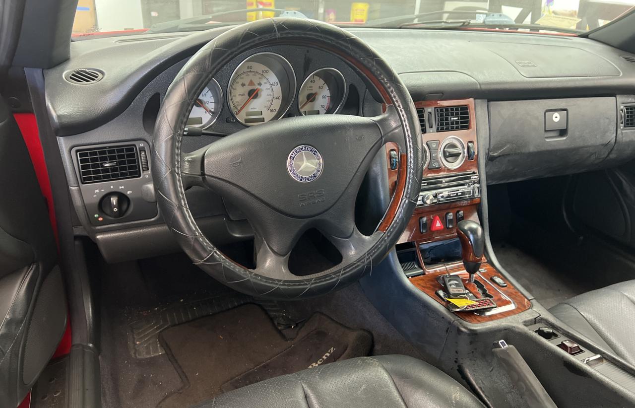 2001 Mercedes-benz Slk 320 Red vin: WDBKK65F01F181360