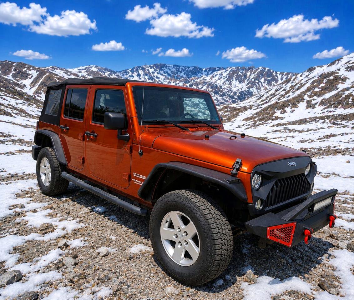 2014 Jeep Wrangler Unlimited Sport Оранжевый vin: 1C4BJWDG4EL195929