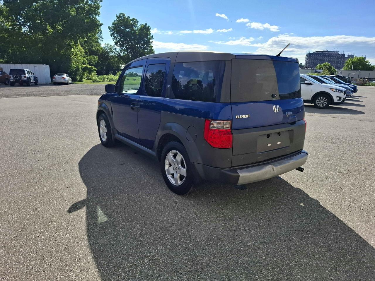 2005 Honda Element Ex Blue vin: 5J6YH18655L800173