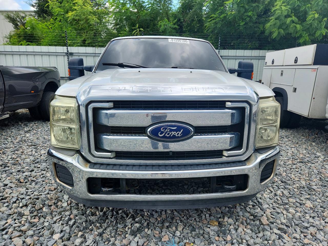 2012 Ford F350 Super Duty White vin: 1FT8W3AT0CEB54713