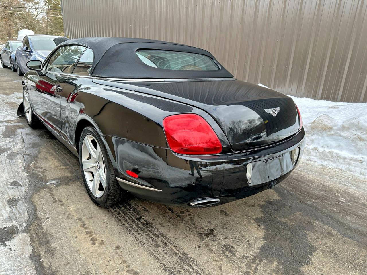 2007 Bentley Continental Gtc Black vin: SCBDR33W77C046266
