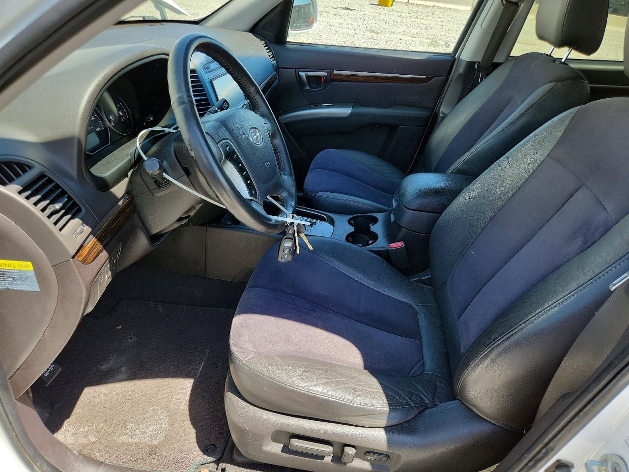 2010 Hyundai Santa Fe Se White vin: 5NMSH4AG9AH397195