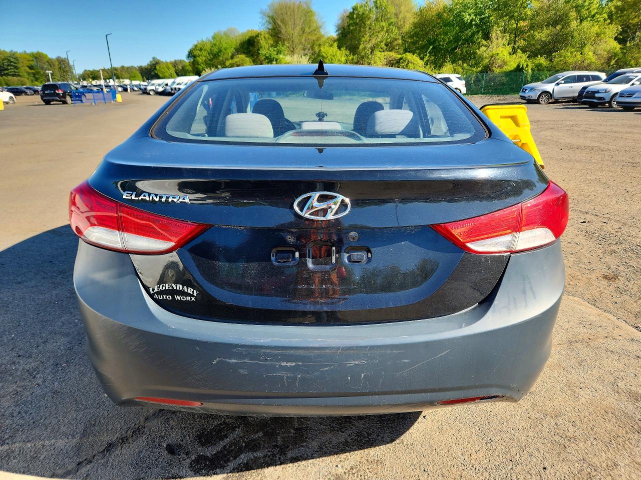 2013 Hyundai Elantra Gls Black vin: 5NPDH4AE2DH217117