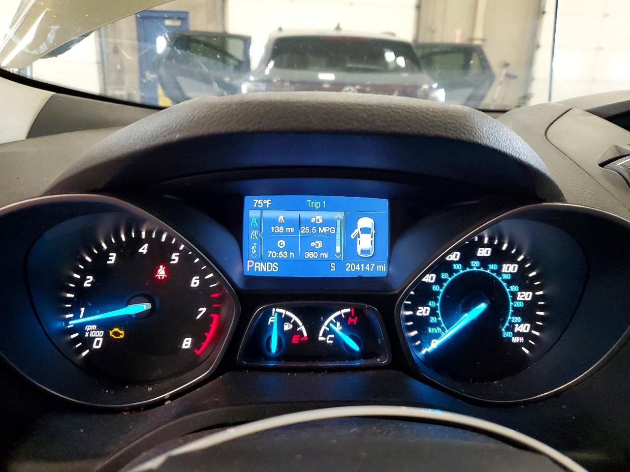 2013 Ford Escape S Green vin: 1FMCU0F79DUD69603