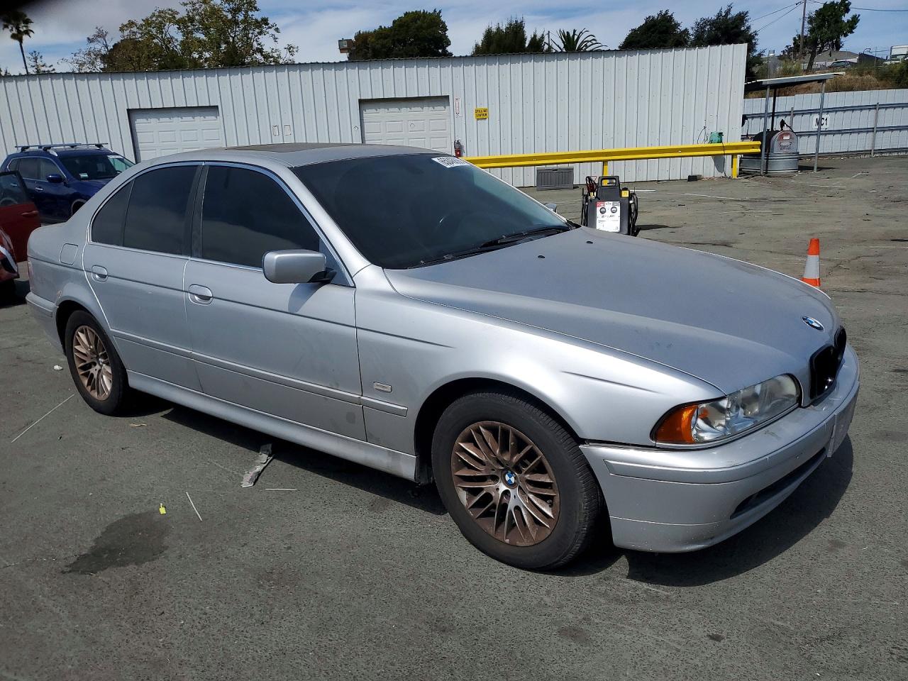 2003 Bmw 530 I Automatic Silver vin: WBADT63423CK31086