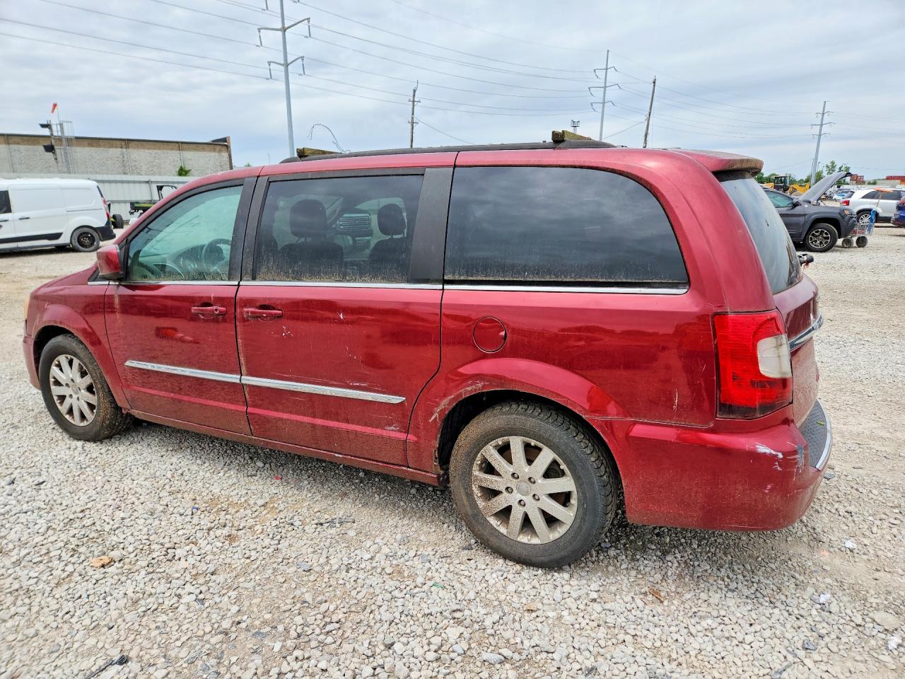 2013 Chrysler Town & Country Touring Red vin: 2C4RC1BGXDR566466