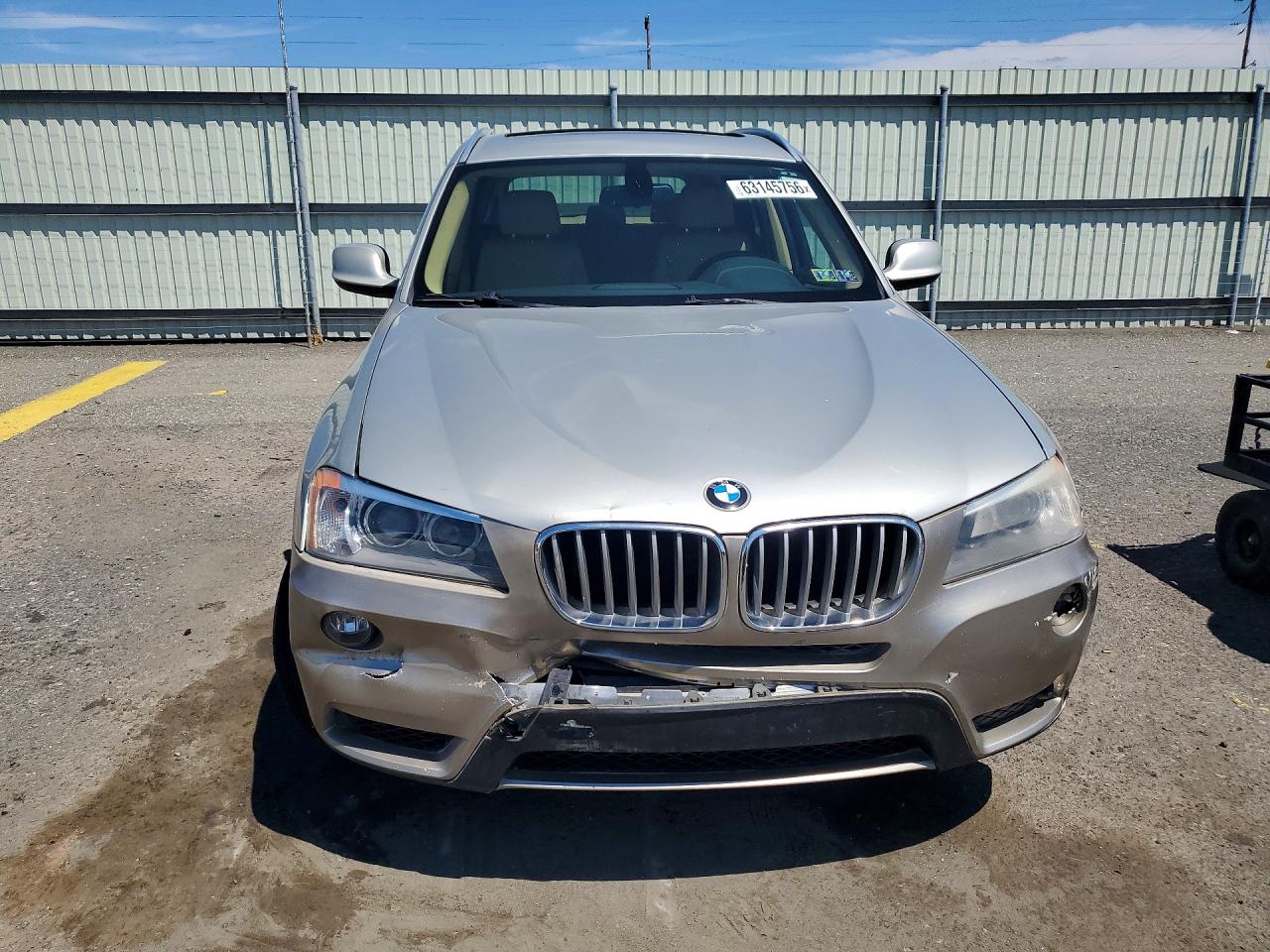 2011 Bmw X3 Xdrive35i Silver vin: 5UXWX7C50BL732084