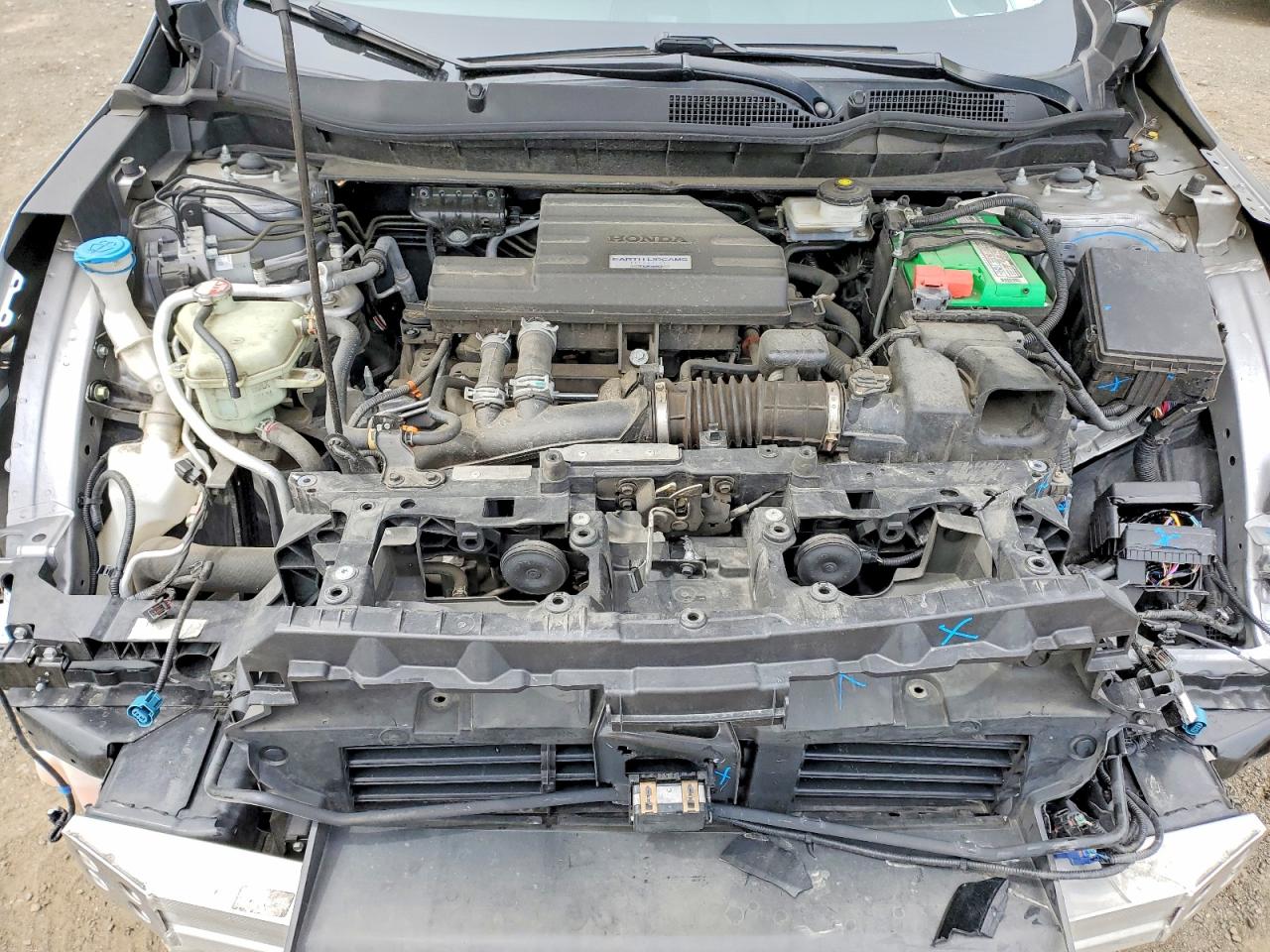 2020 Honda Cr-v Ex Silver vin: 2HKRW2H57LH622362