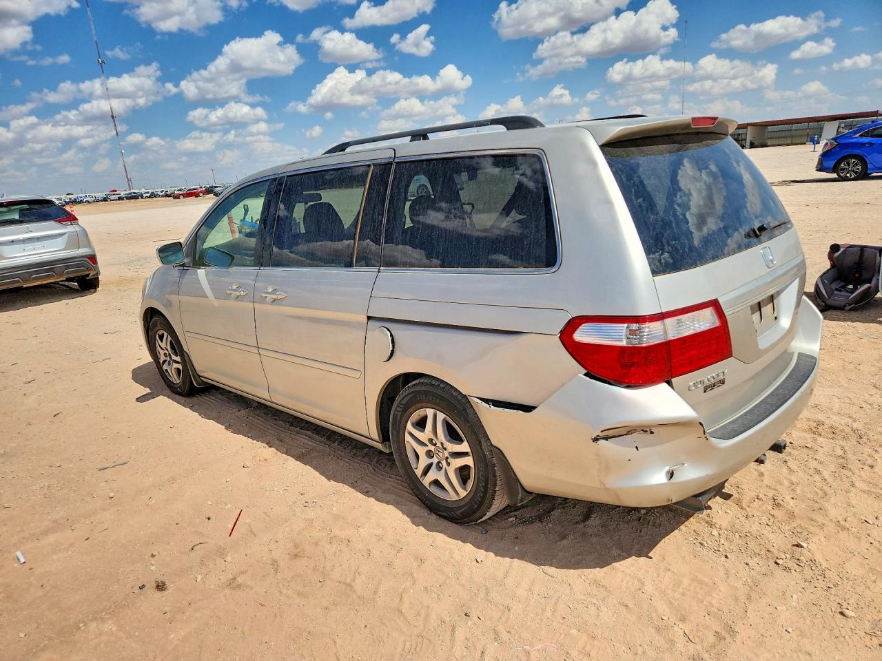 2006 Honda Odyssey Exl Silver vin: 5FNRL38636B406776