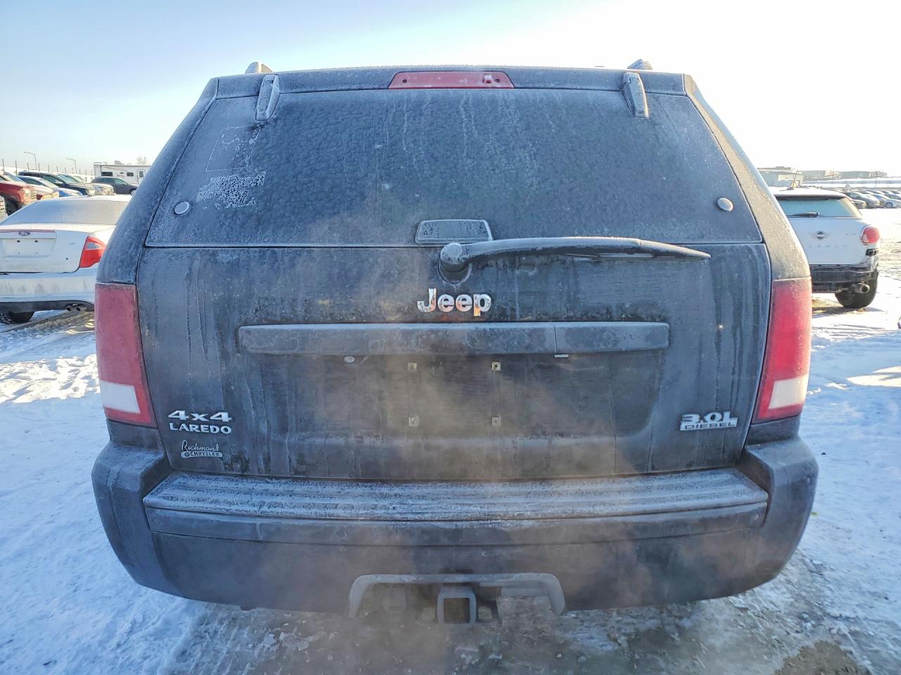 2008 Jeep Grand Cherokee Laredo Черный vin: 1J8HR48M88C514091