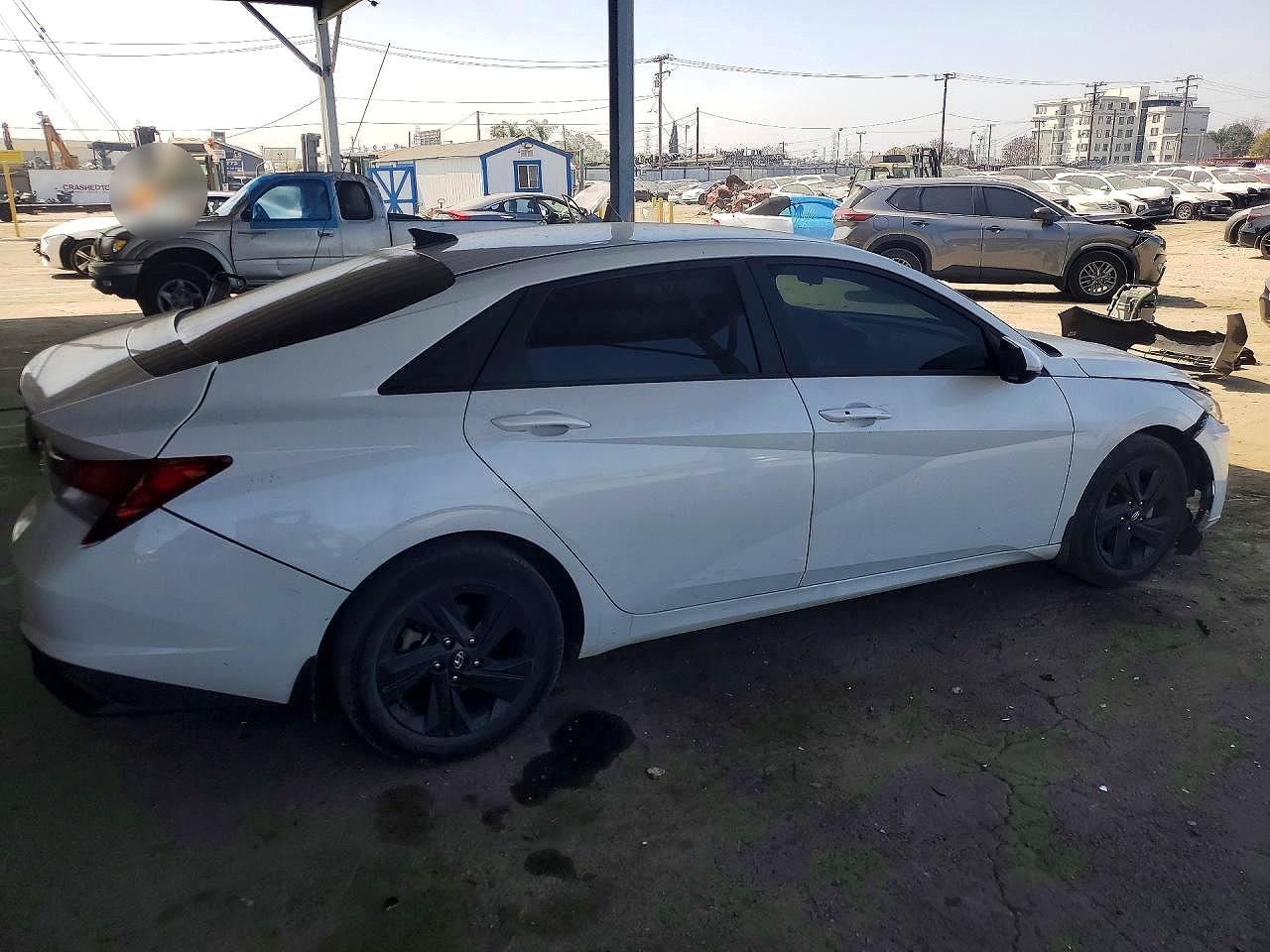 2023 Hyundai Elantra Sel White vin: 5NPLM4AG2PH093282