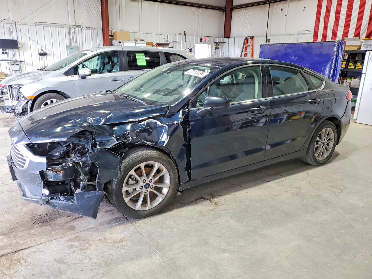 2020 Ford Fusion Se Blue vin: 3FA6P0HD1LR149704