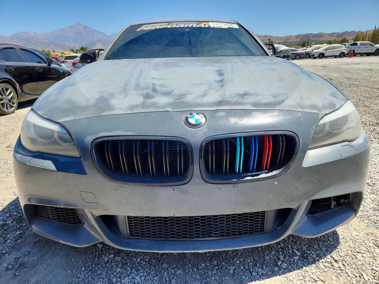2011 Bmw 550 I Серый vin: WBAFR9C5XBC758325