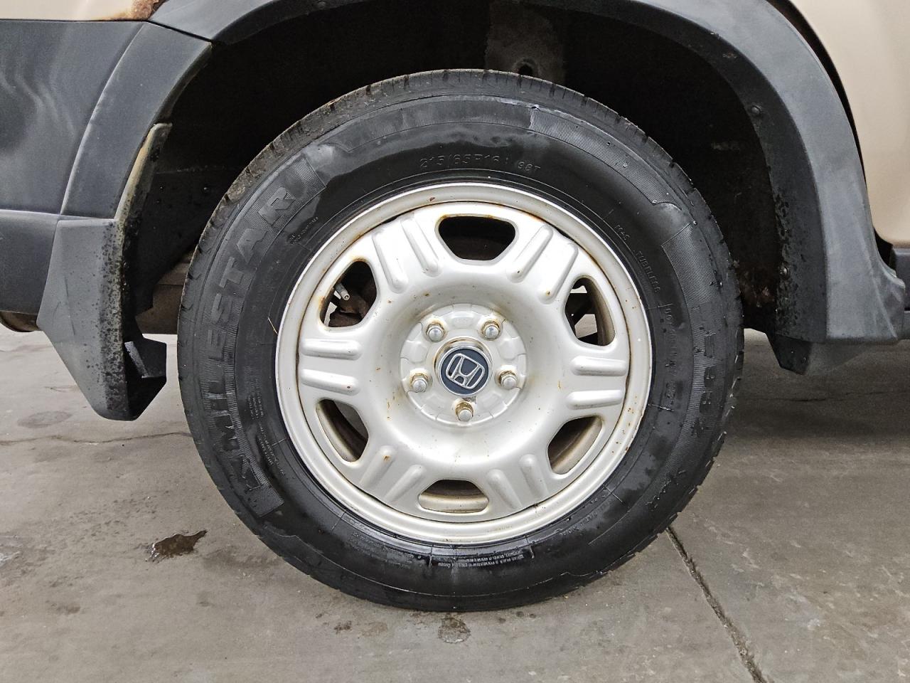 2006 Honda Cr-v Lx Gold vin: JHLRD785X6C002014 Damage: Right Rear Wheel, Rust, Repair Required