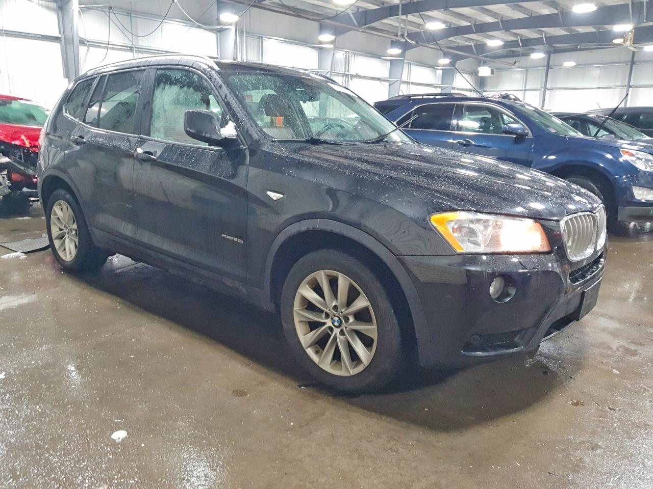 2014 Bmw X3 Black vin: 5UXWX9C58E0D43391