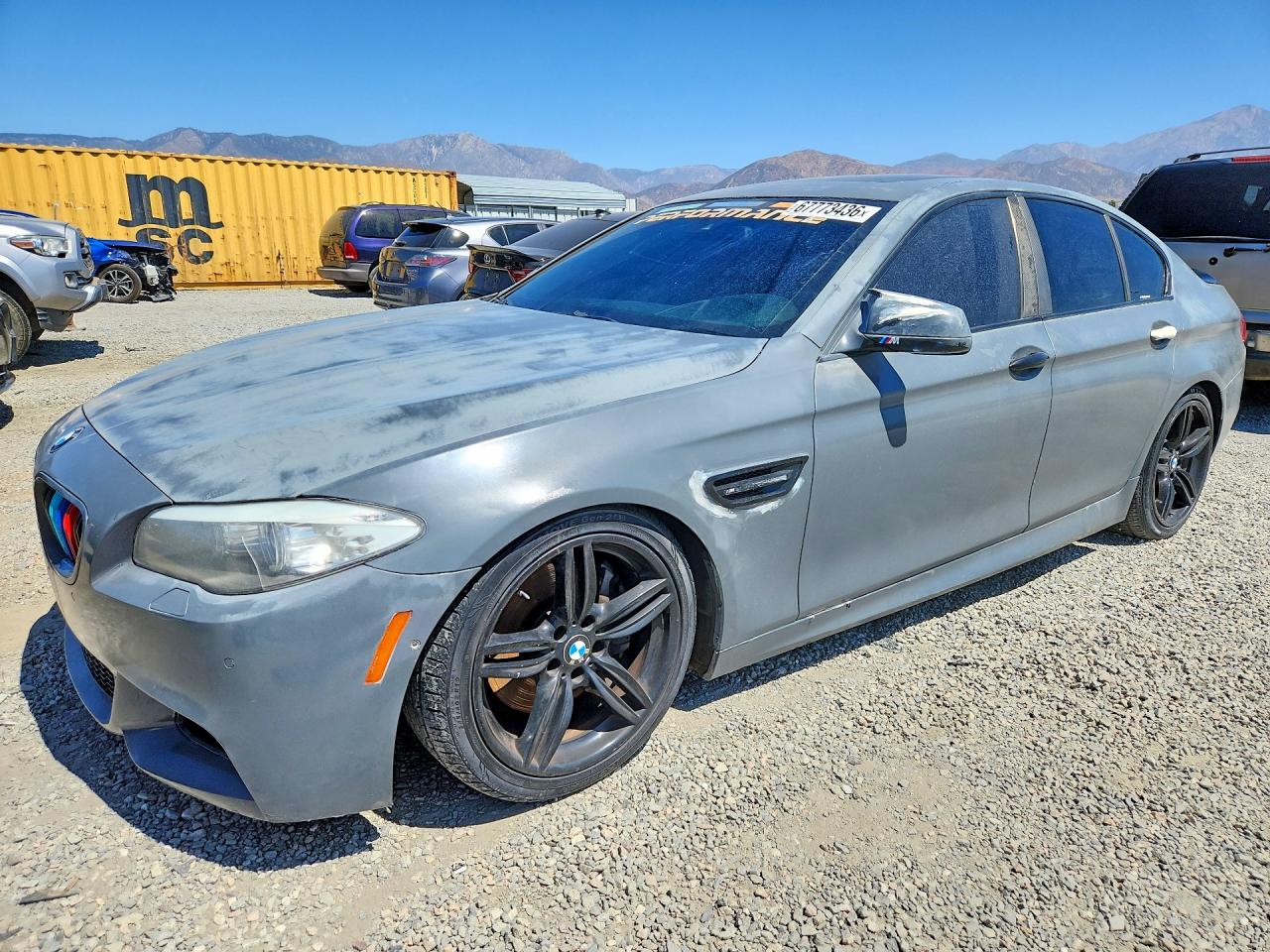 2011 Bmw 550 I Серый vin: WBAFR9C5XBC758325