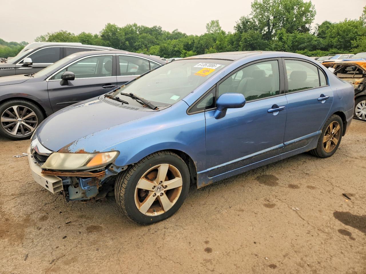 2009 Honda Civic Ex Blue vin: 2HGFA16819H356381