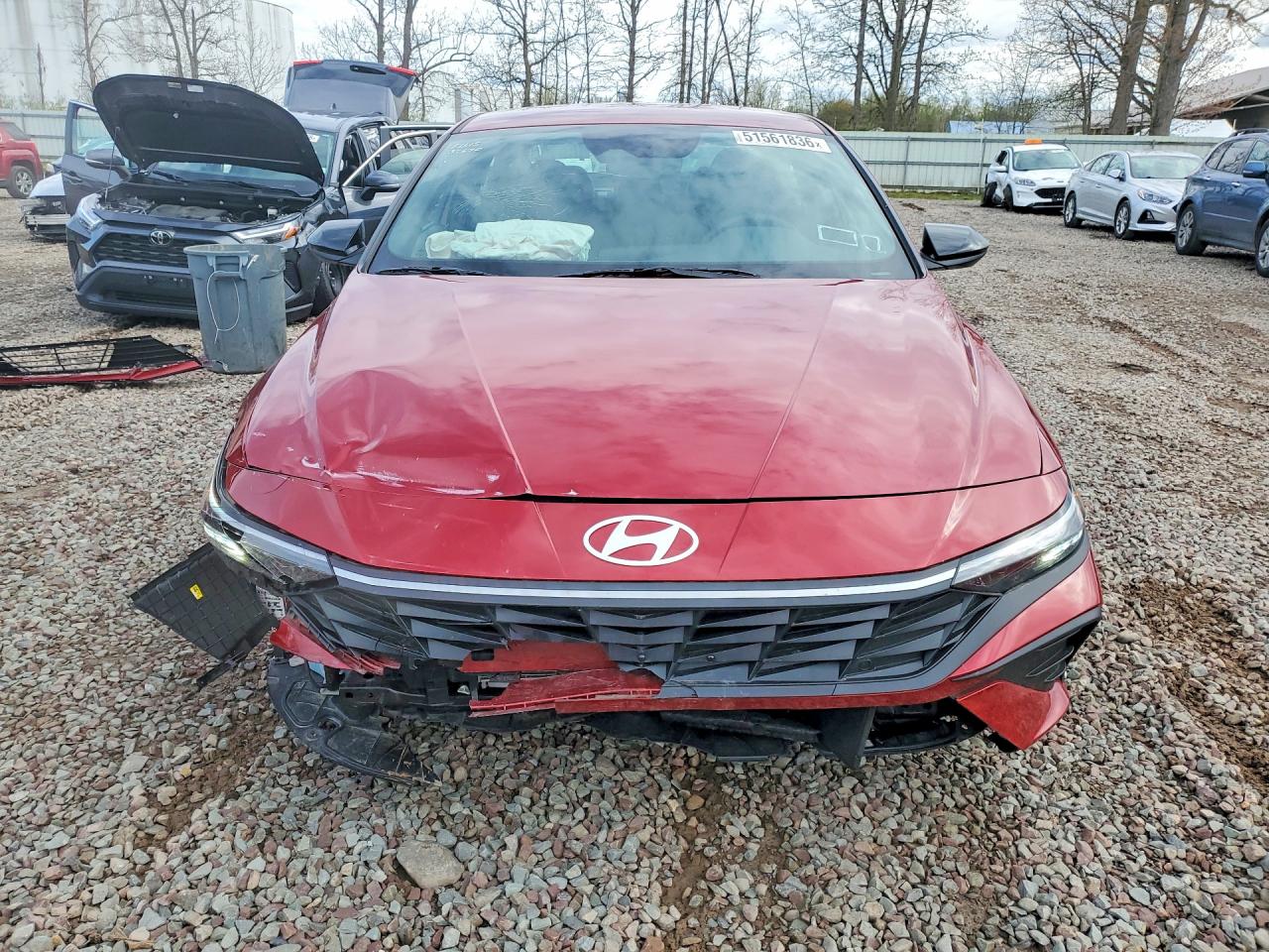 2025 Hyundai Elantra Sel Sport Red vin: KMHLM4DG3SU997289