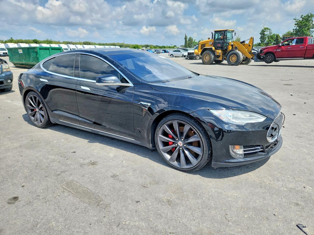 2014 Tesla Model S Black vin: 5YJSA1H25EFP64873