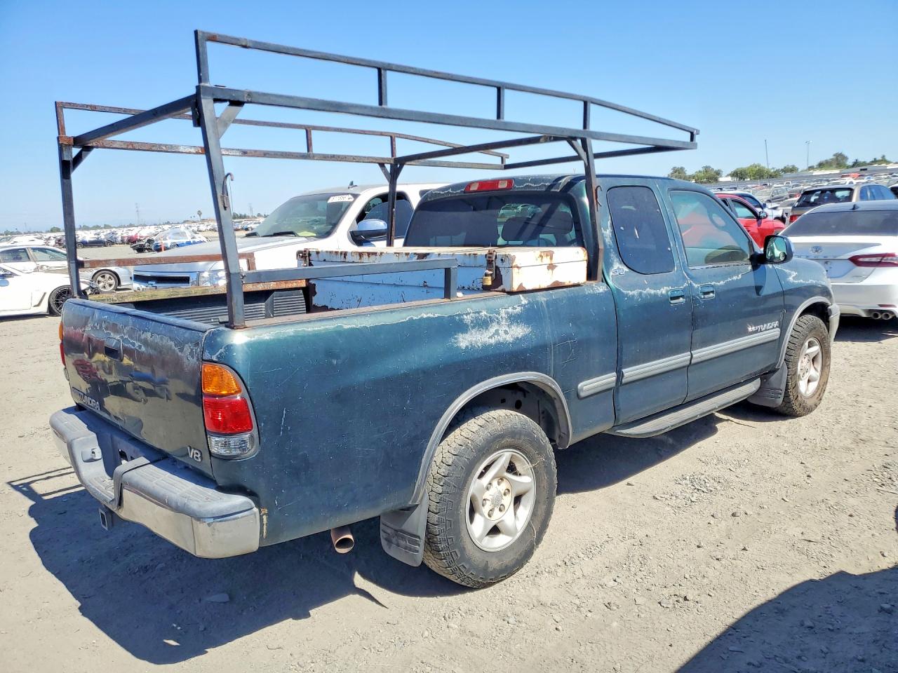 2000 Toyota Tundra Sr5 Green vin: 5TBRT3416YS107106
