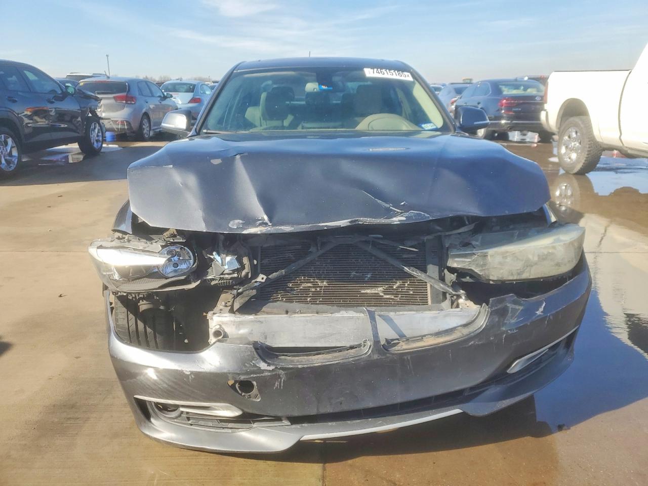 2013 Bmw 328 I Gray vin: WBA3A5C55DF354238