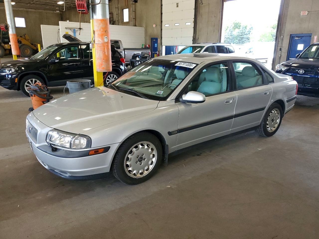 1999 Volvo S80 Silver vin: YV1TS97D1X1006246