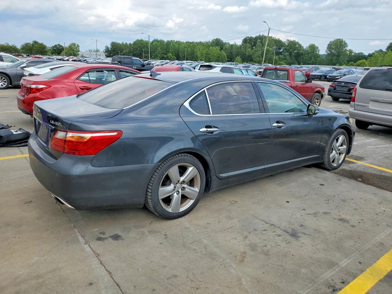 2010 Lexus Ls 460l Gray vin: JTHGL5EF2A5037568