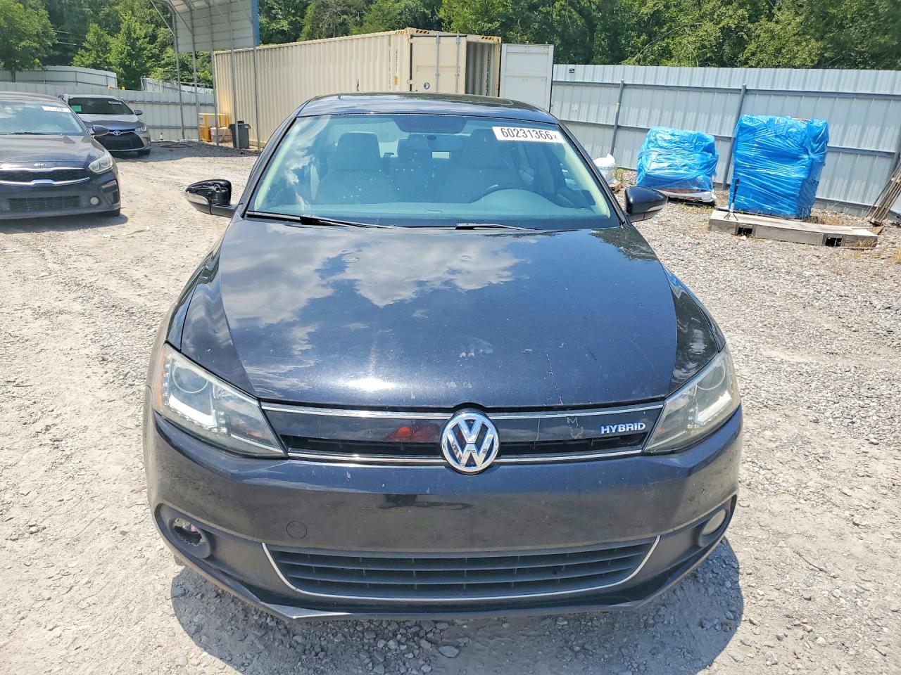 2013 Volkswagen Jetta Hybrid Зеленый vin: 3VW637AJXDM225981