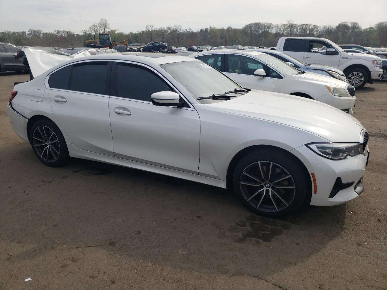 2021 Bmw 330xi    White vin: 3MW5R7J06M8B63280