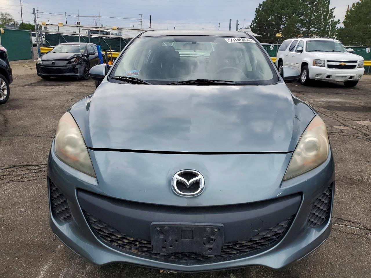2012 Mazda 3 I Gray vin: JM1BL1UF8C1676229