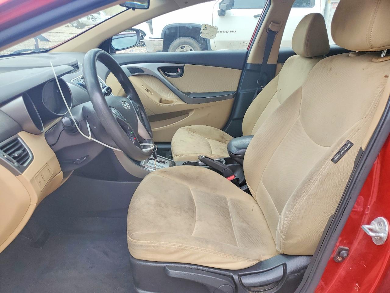 2013 Hyundai Elantra Gls Red vin: KMHDH4AE8DU776544