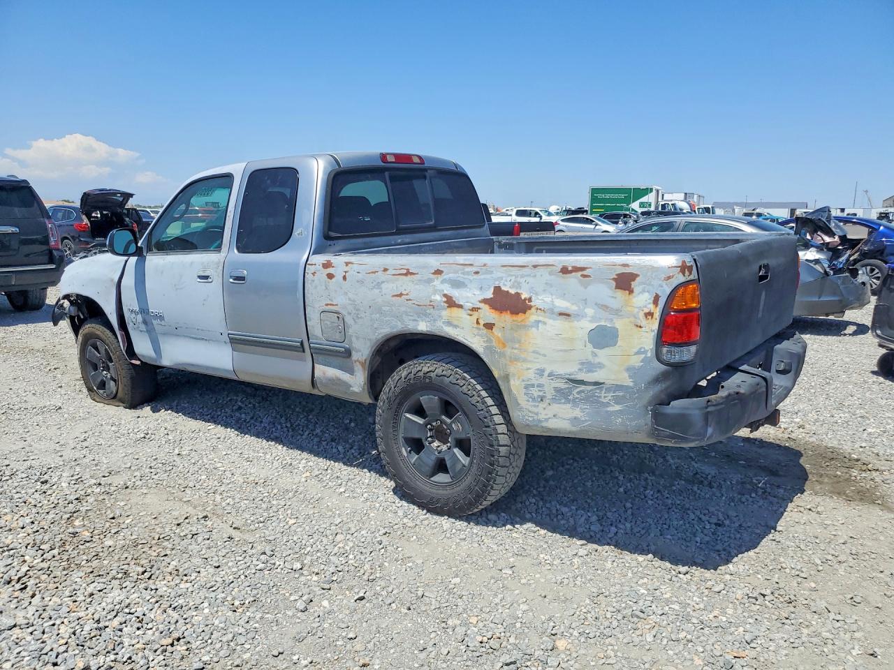 2001 Toyota Tundra Sr5 Silver vin: 5TBRT34151S187973