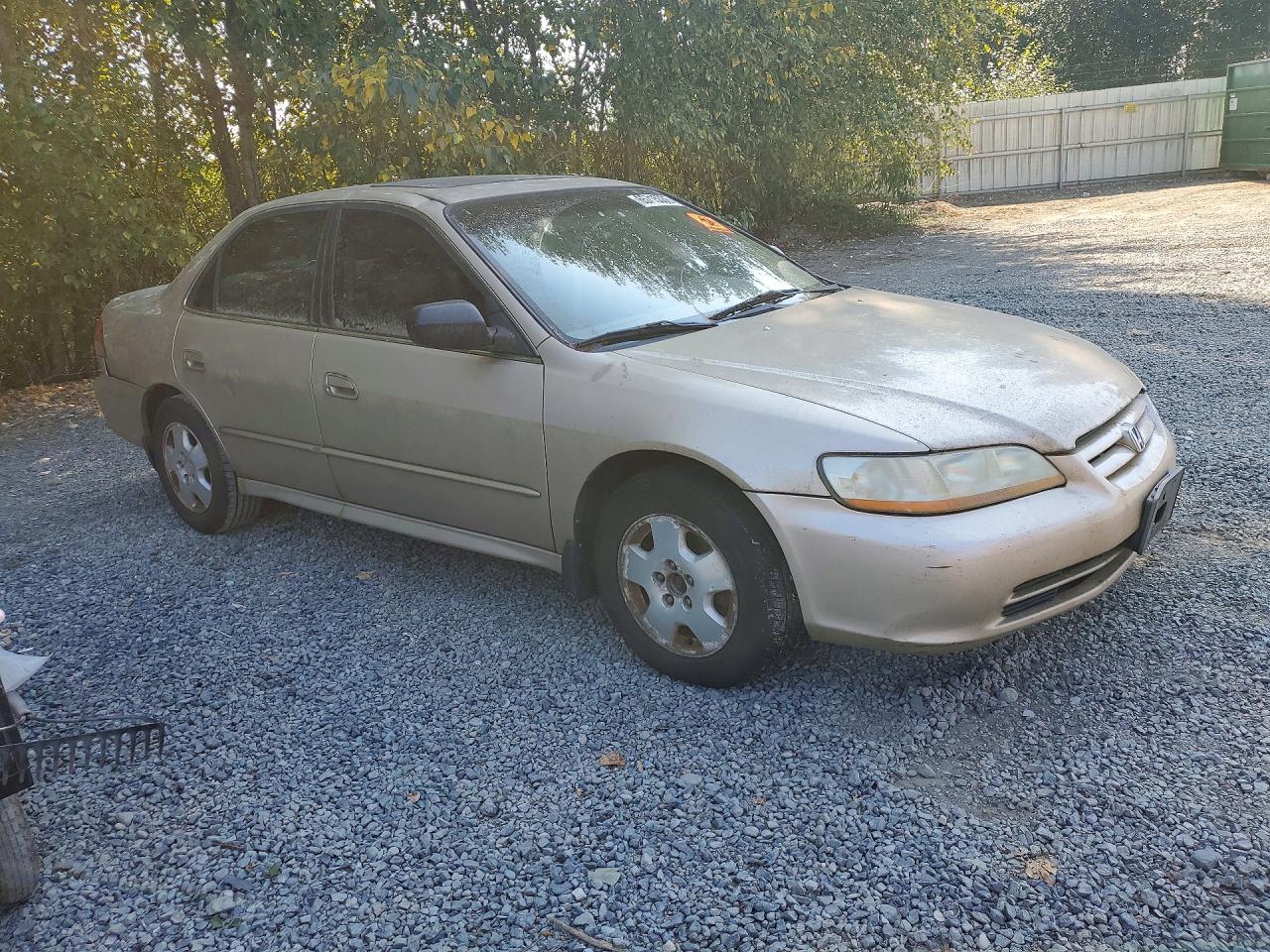 2002 Honda Accord Ex Желто-коричневый vin: 1HGCG16512A036649