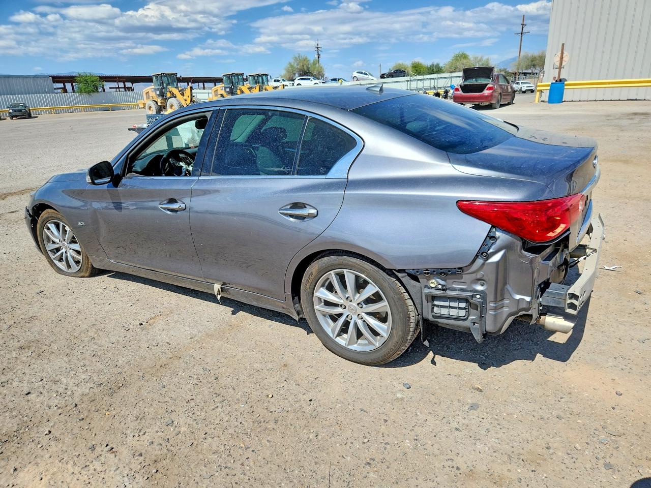 2015 Infiniti Q50 Premium Silver vin: JN1BV7AP4FM358172