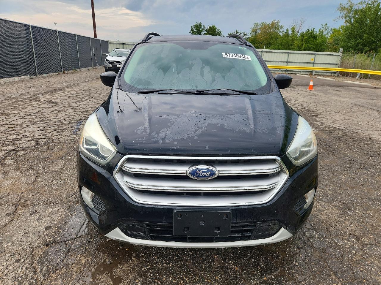 2017 Ford Escape Se Black vin: 1FMCU9G9XHUA25899