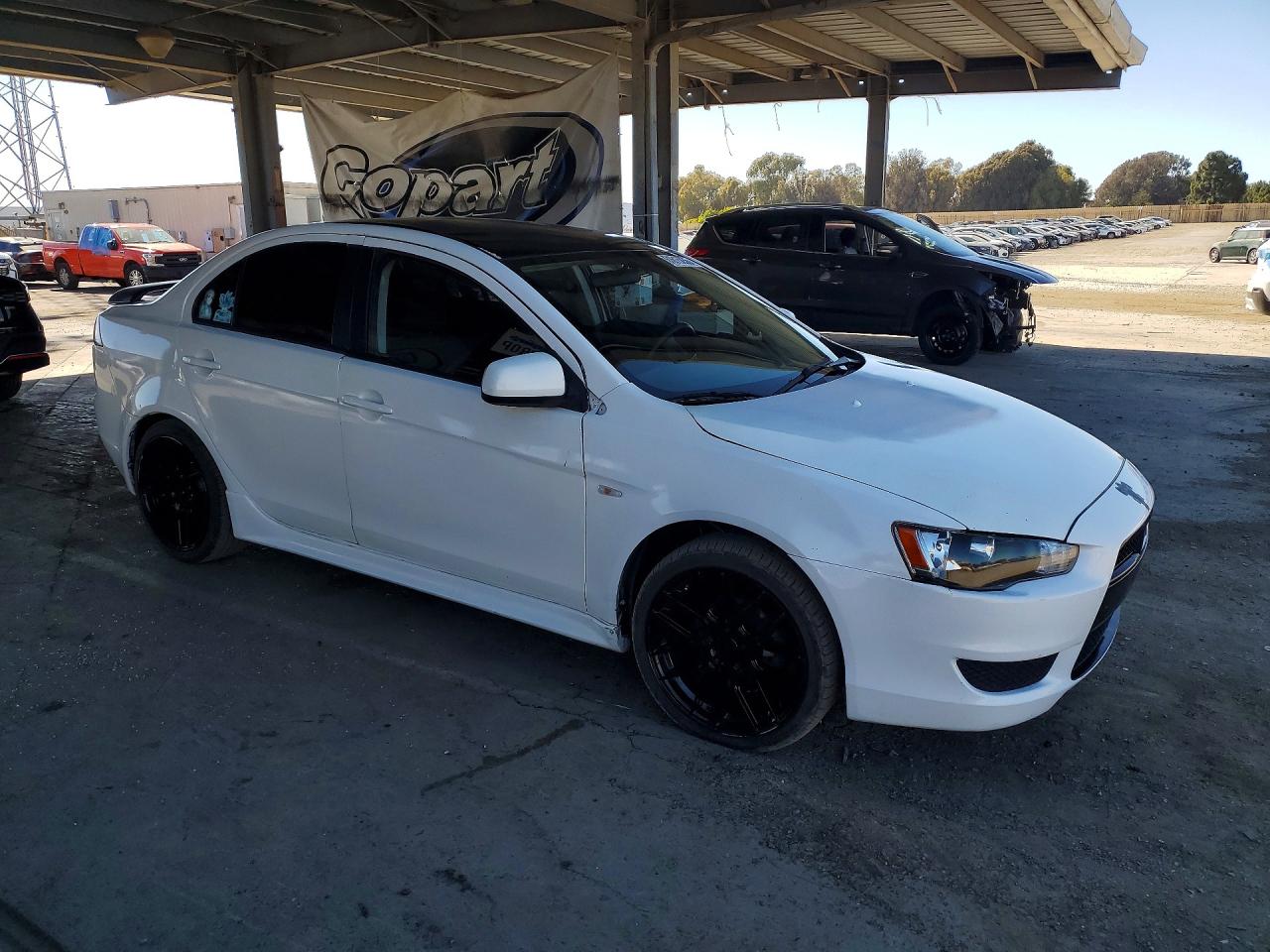 2013 Mitsubishi Lancer Es/es Sport White vin: JA32U2FU9DU023700