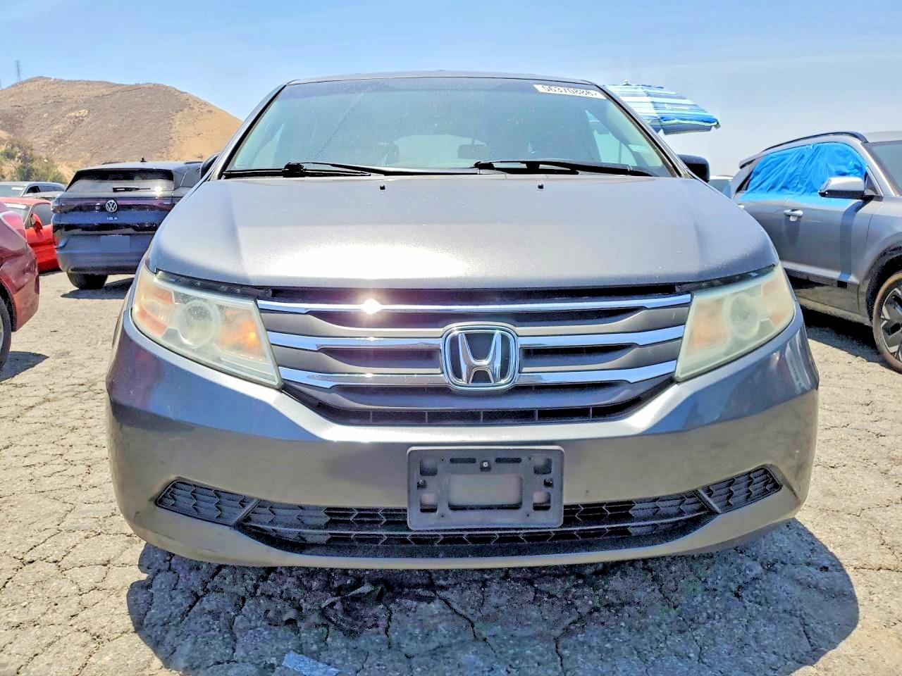 2012 Honda Odyssey Exl Gray vin: 5FNRL5H62CB101566