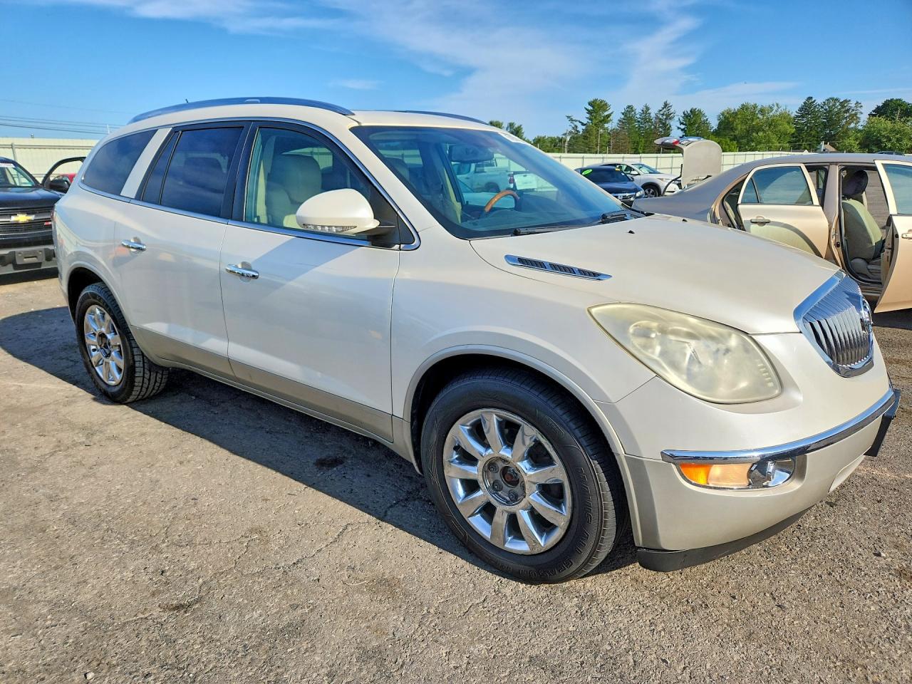2011 Buick Enclave Cxl White vin: 5GAKVBED4BJ363742
