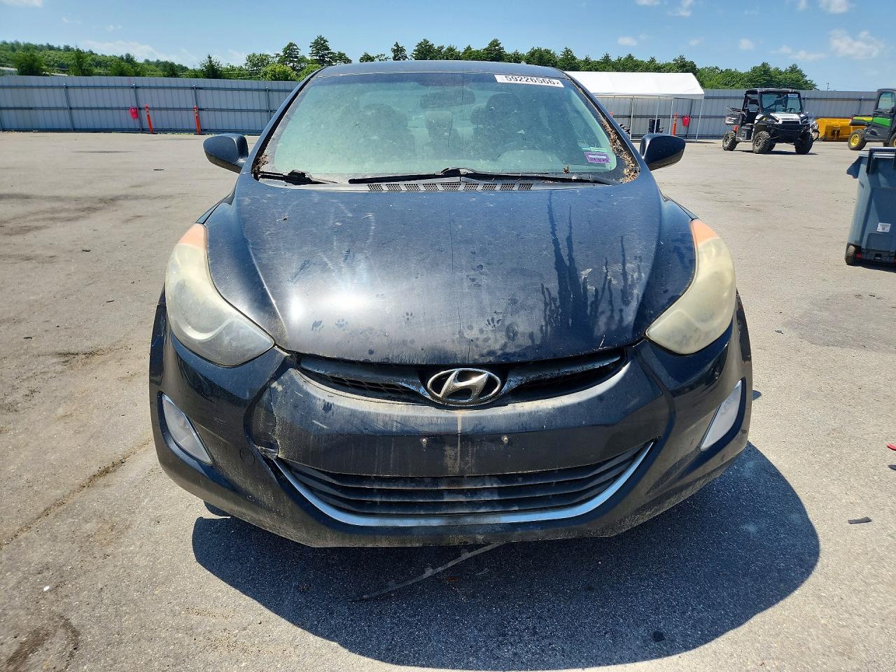 2013 Hyundai Elantra Gls Black vin: 5NPDH4AEXDH409482