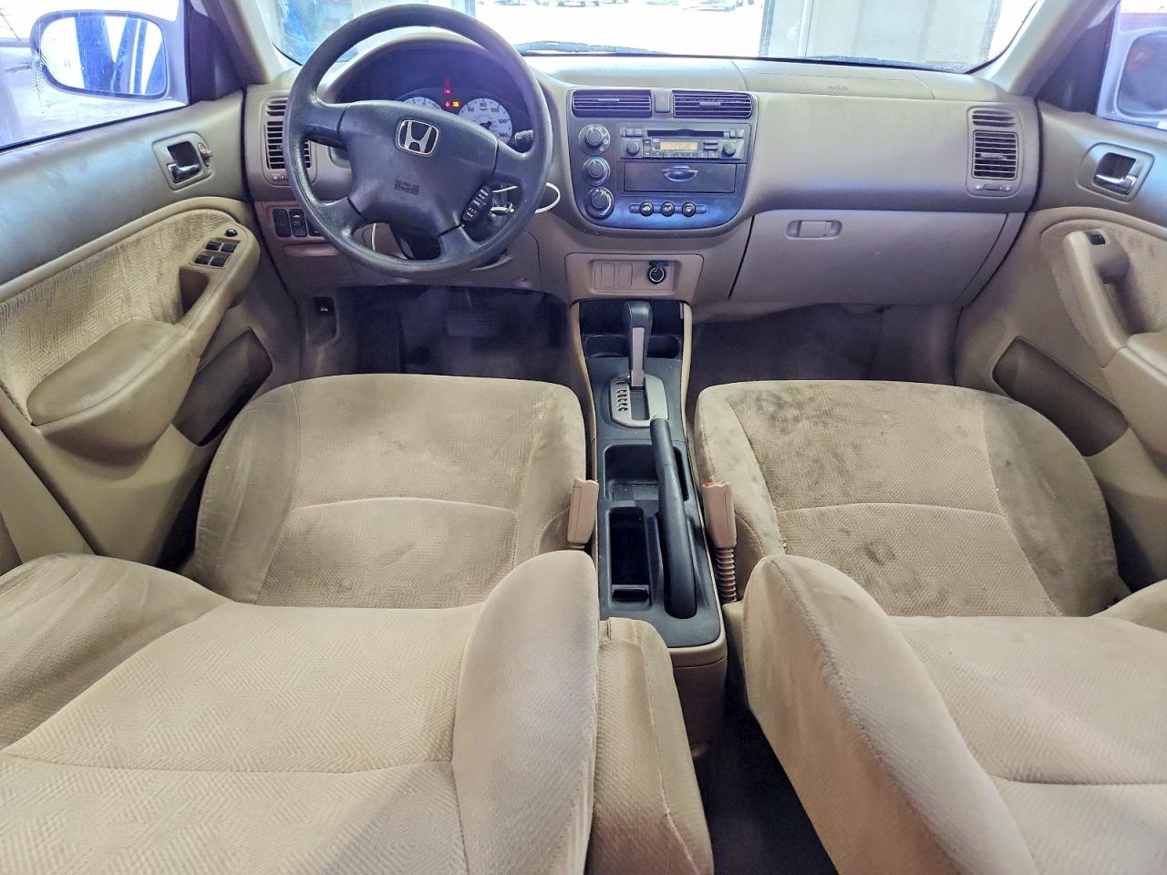 2002 Honda Civic Ex White vin: 2HGES26712H590421