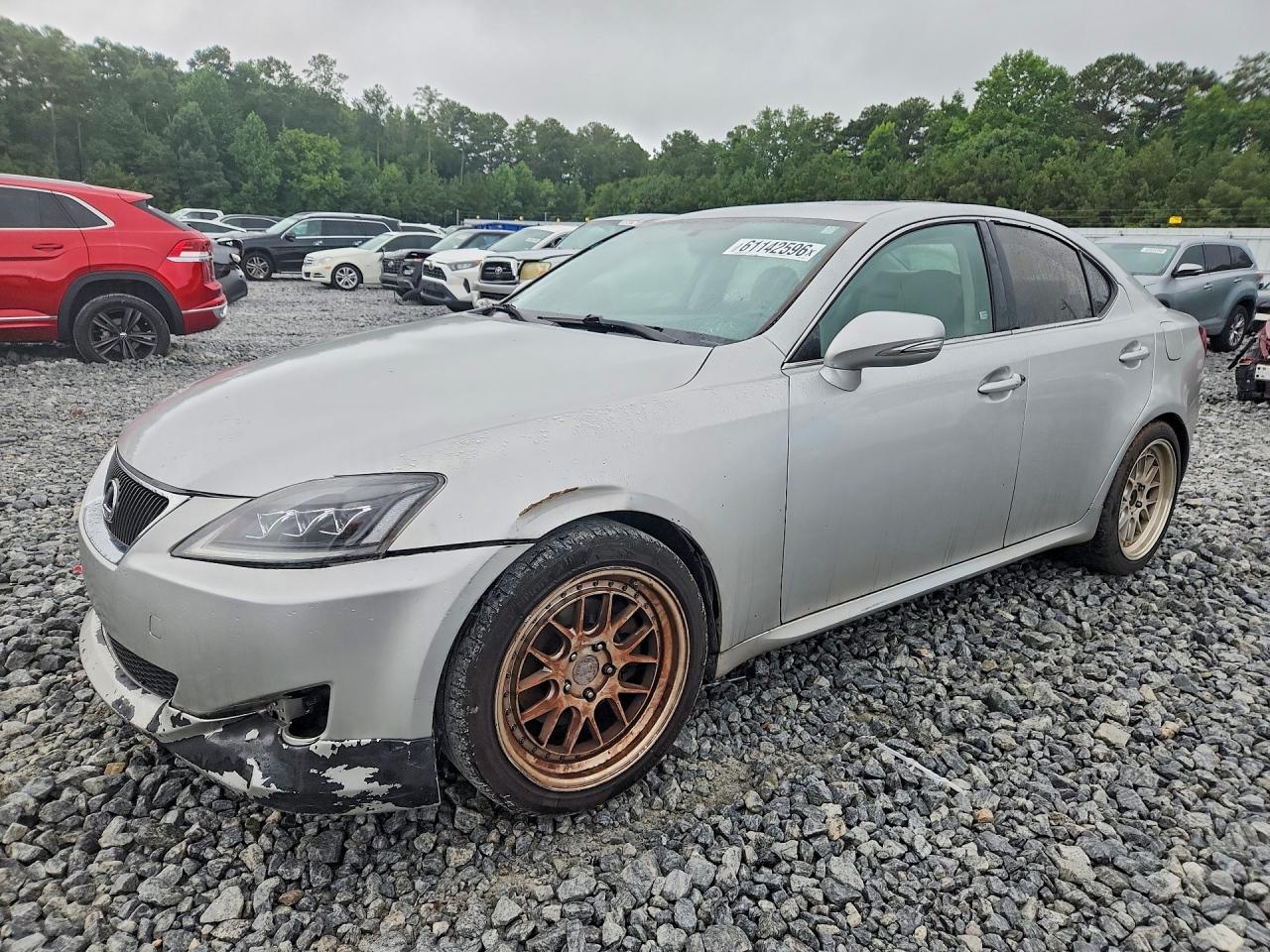 2008 Lexus Is 250 Silver vin: JTHBK262685076407