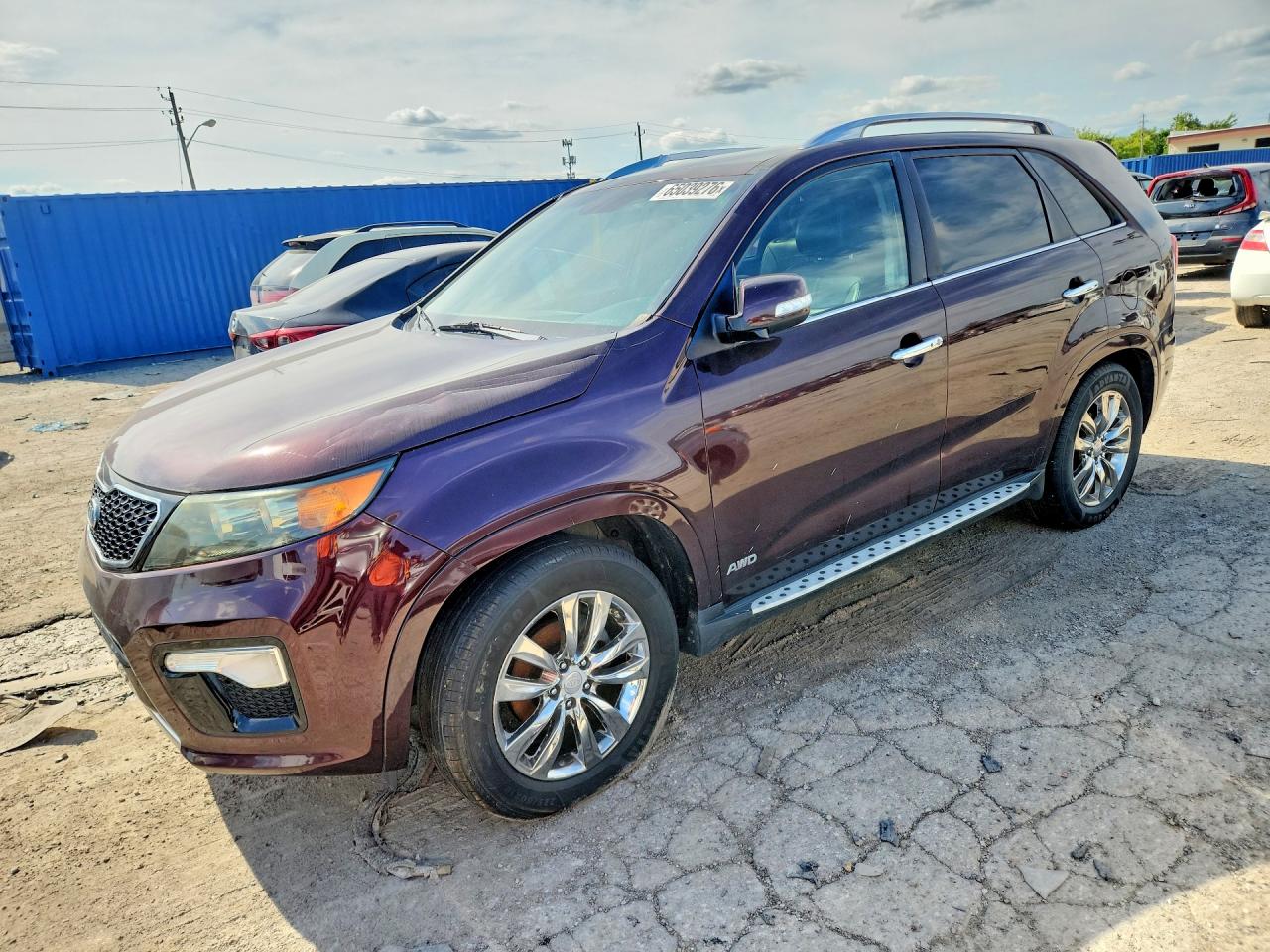 2012 Kia Sorento Sx Red vin: 5XYKWDA28CG249563