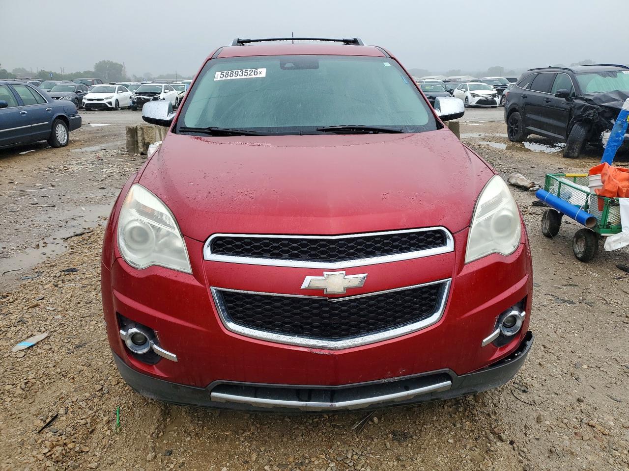 2014 Chevrolet Equinox Ltz Red vin: 2GNALDEK1E6364477