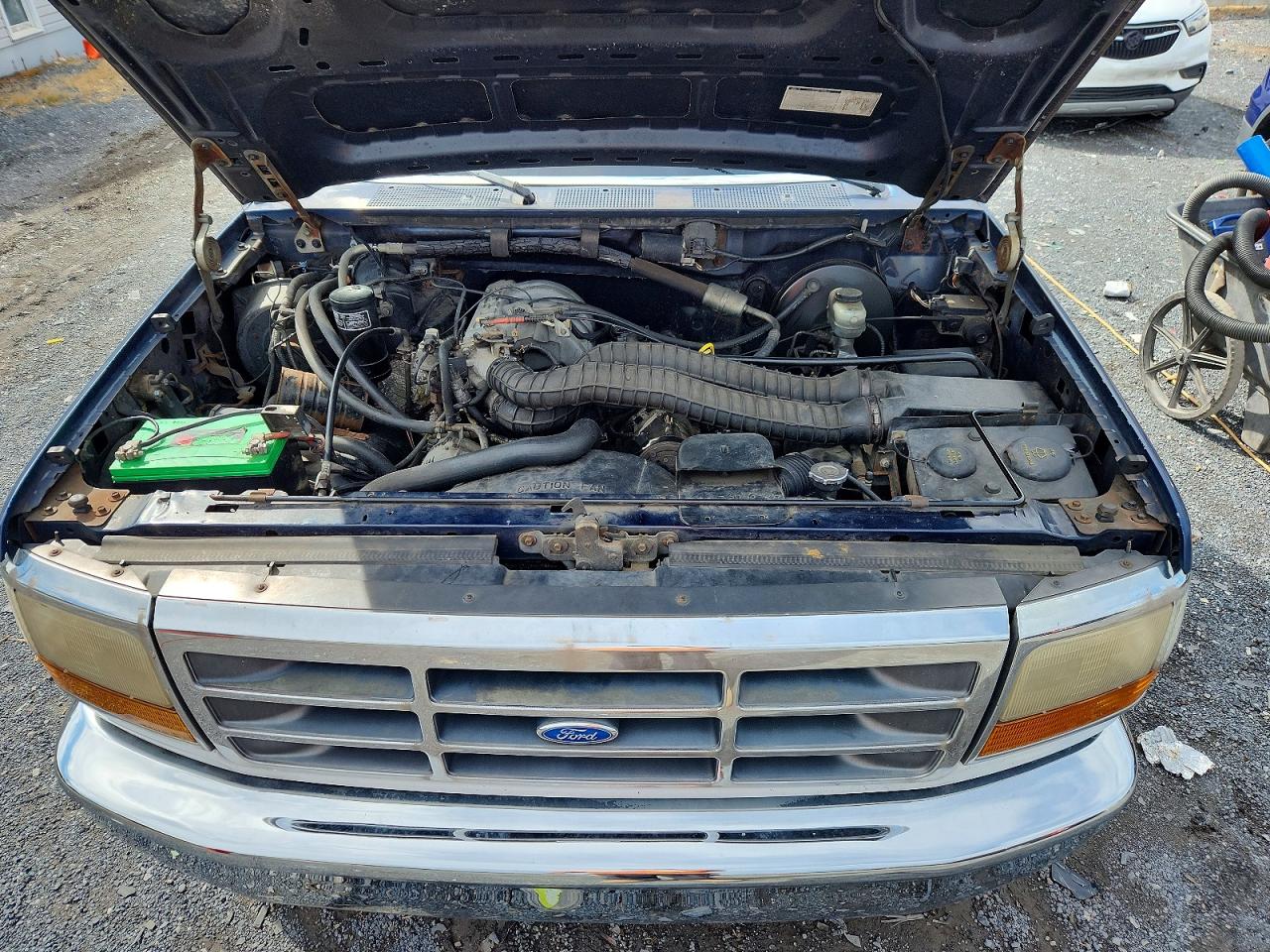1993 Ford F150 Blue vin: 1FTDF15N3PLA47090